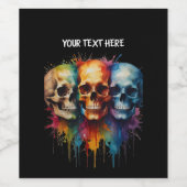 Cadeautas Wijn Etiket (Enkel label)