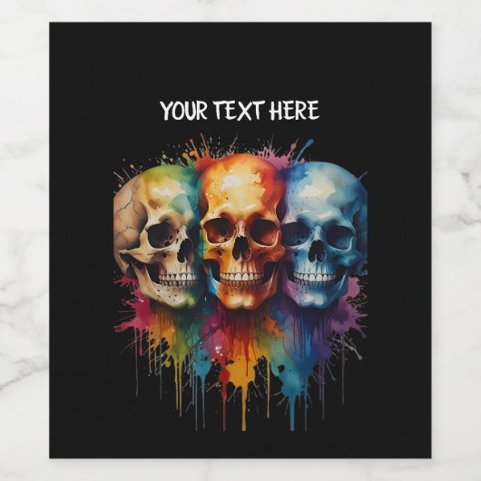 Cadeautas Wijn Etiket (Enkel label)