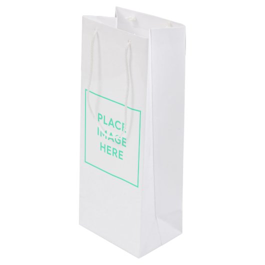 Cadeautas - Wijn, Glanzend (Voorkant Gekanteld)