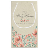 CADEAUTASJE |  Bloemen Storybook Baby shower (Achterkant)