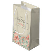 CADEAUTASJE |  Bloemen Storybook Baby shower (Achterkant Gekanteld)