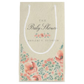 CADEAUTASJE |  Bloemen Storybook Baby shower (Voorkant)