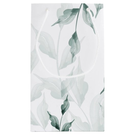 Cadeautasje | Grijs Jade Green Botanical (Achterkant)