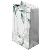 Cadeautasje | Grijs Jade Green Botanical (Voorkant Gekanteld)