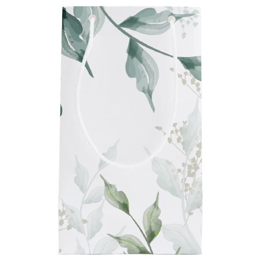 Cadeautasje | Grijs Jade Green Botanical (Voorkant)