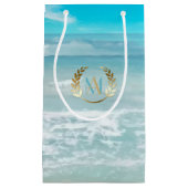 Cadeautasje | Modern monogram Geometrisch strand (Voorkant)