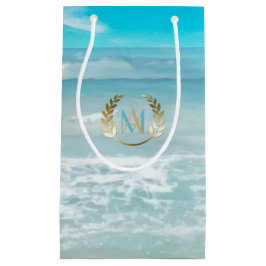 Cadeautasje | Modern monogram Geometrisch strand