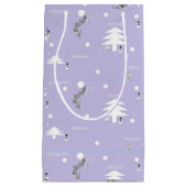 Cadeautassen - Christmas Cheers Lavendar Klein Cadeauzakje (Voorkant)