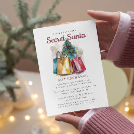 Cadeautassen in Geheim Kerstfeest Kaart