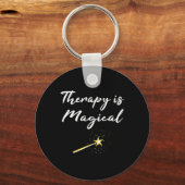 Cadeautherapie is een magische professional in de  sleutelhanger (Voorkant)