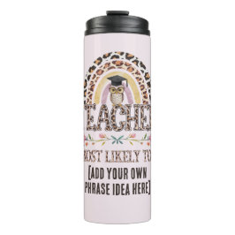 Cadeautip voor de leraar: maak een 'Meest Waarschi Thermosbeker