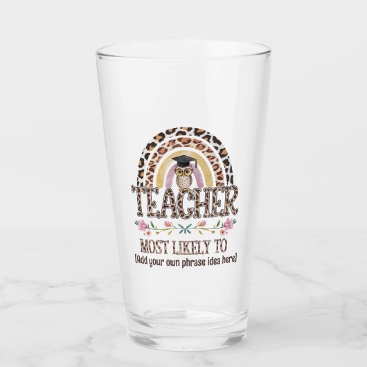 🎓 Cadeautips voor leraren: hoogstwaarschijnlijk A Glas (Voorkant)