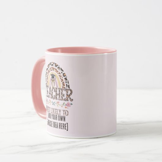 🎓 Cadeautips voor leraren: hoogstwaarschijnlijk A Mok (Voorkant links)