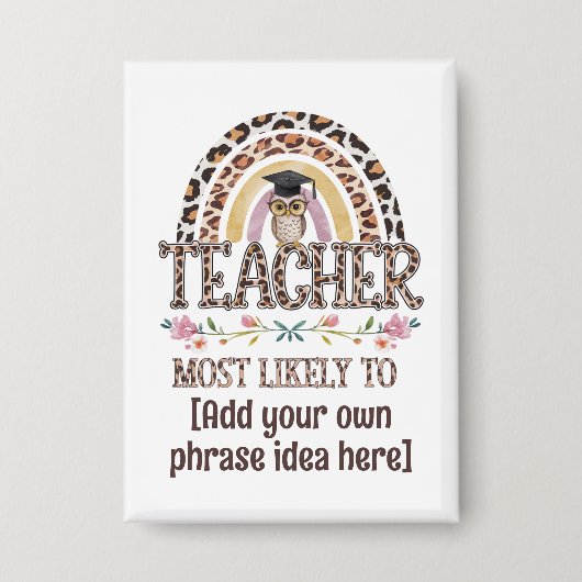 🎓 Cadeautips voor leraren: Meest Waarschijnlijk A Button (Voorkant)