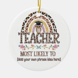 🎓 Cadeautips voor leraren: Meest Waarschijnlijk A Keramisch Ornament