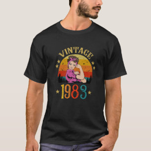 cadeautje 1983 voor vrouwen 38 jaar t-shirt