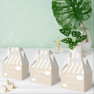 Cadeautje Baby Shower Doos Blauwe Wolken Cute Mini Bedankdoosjes
