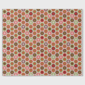 cadeautje cadeau voor schattige rode groene honing cadeaupapier (Vlak)