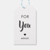 Cadeautje label, Label voor elke gelegenheid, Kraf Cadeaulabel (Voorkant)