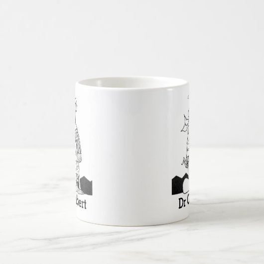 Cadeautje met naam voor een dokter - Man in geband Koffiemok (Center)