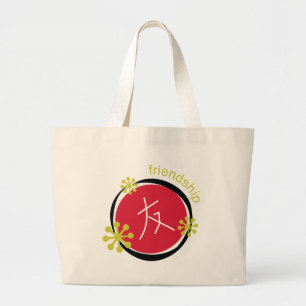 Cadeautje met Symbool voor Chinees teken Grote Tote Bag