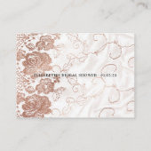 Cadeautje met Vrijgezellenfeest- en oogkleppen Informatiekaartje (Achterkant)