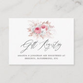 Cadeautje met Vrijgezellenfeest- en oogkleppen Informatiekaartje (Voorkant)