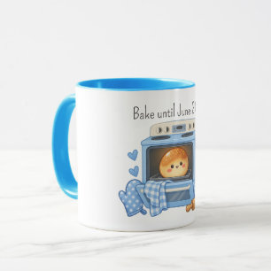 Cadeautje voor aankondiging baby jongen mok