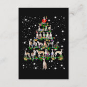 cadeautje voor decor voor kerstboomversiering informatiekaartje (Voorkant)