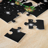 cadeautje voor decor voor kerstboomversiering legpuzzel (Zijkant)