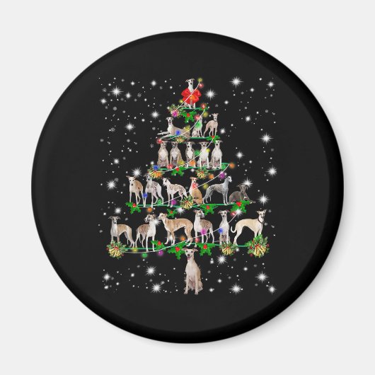 cadeautje voor decor voor kerstboomversiering magneet (Voorkant)