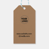 cadeautje voor gele gelukkige geboortedag labels cadeaulabel (Achterkant)