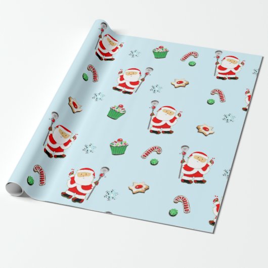 cadeautje voor kerstfeestdagen bij Lacrosse Cadeaupapier (Uitgerold)