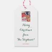  cadeautje voor Kerstmis en Rudolf label Cadeaulabel (Achterkant)