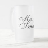 cadeautje voor mok met gevroren bier, mevrouw. (Voorkant links)