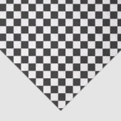 cadeautje voor zwart witdambord tissuepapier (Detail)