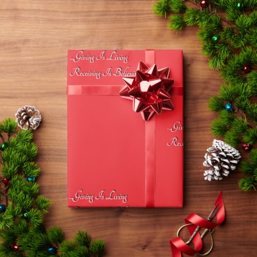 Cadeautjes geven is leven Inpakpapier (Feestdagen Geschenken)