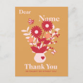 Cadeautjes om te bedanken voor personeel op maat feestdagenkaart (Voorkant)