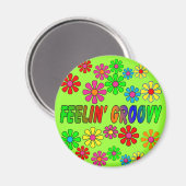 cadeautjes uit de jaren '70 'Feelin' Groovy' Magneet (Voorkant / Achterkant)