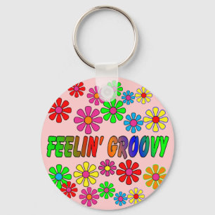  cadeautjes uit de jaren '70 'Feelin' Groovy' Sleutelhanger