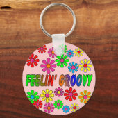  cadeautjes uit de jaren '70 'Feelin' Groovy' Sleutelhanger (Voorkant)