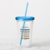 Cadeautjes van het team van het Personeel van de D Acryl Drinkbeker (Achterkant)