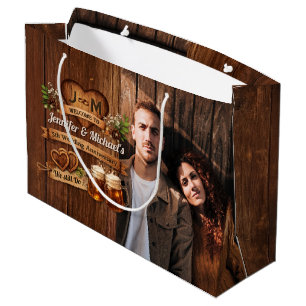 Cadeautjes voor bedankjes voor 5-jarig houten huwe groot cadeauzakje
