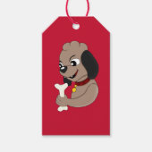 cadeautjes voor cartoon van puppy dog labels cadeaulabel (Voorkant)