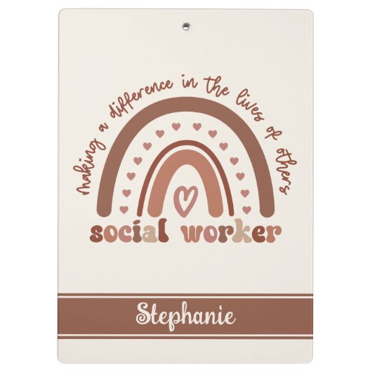 Cadeautjes voor de Afstuderen van de Aangepaste so Klembord (Achterkant)