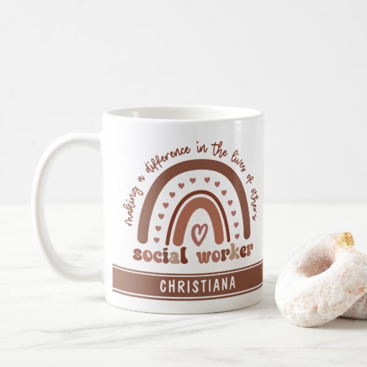 Cadeautjes voor de Afstuderen van de Aangepaste so Koffiemok (Met donut)