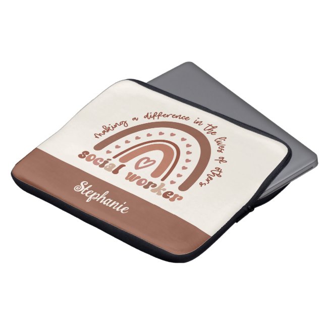 Cadeautjes voor de Afstuderen van de Aangepaste so Laptop Sleeve (Voorkant top)