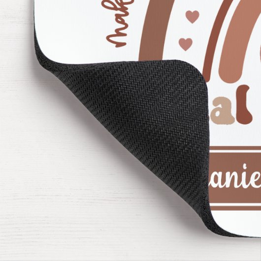 Cadeautjes voor de Afstuderen van de Aangepaste so Muismat (Hoek)