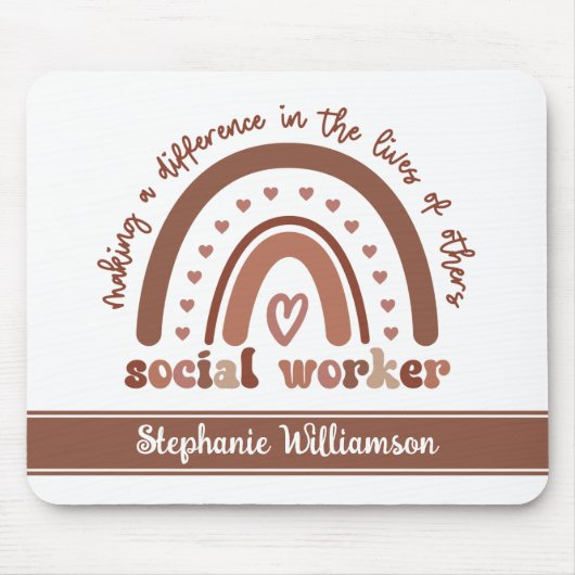 Cadeautjes voor de Afstuderen van de Aangepaste so Muismat (Voorkant)