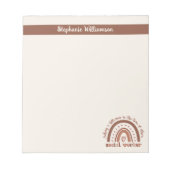 Cadeautjes voor de Afstuderen van de Aangepaste so Notitieblok (Voorkant)